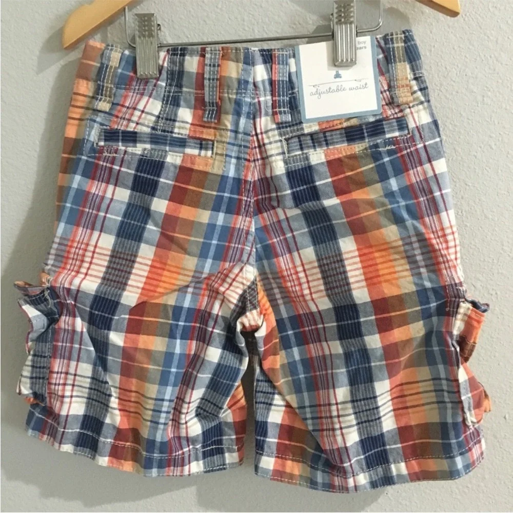 Baby Gap Madras Plaid Cargo Shorts